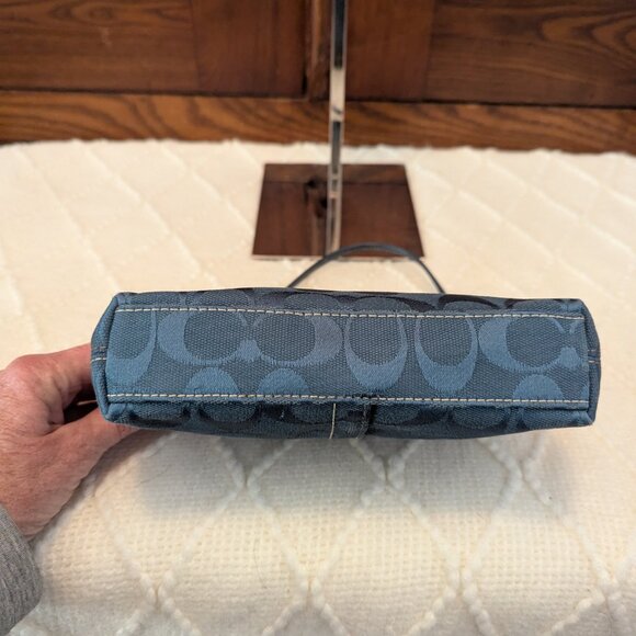 Coach Turnlock Blue Wristlet Mini bag - Picture 6 of 10